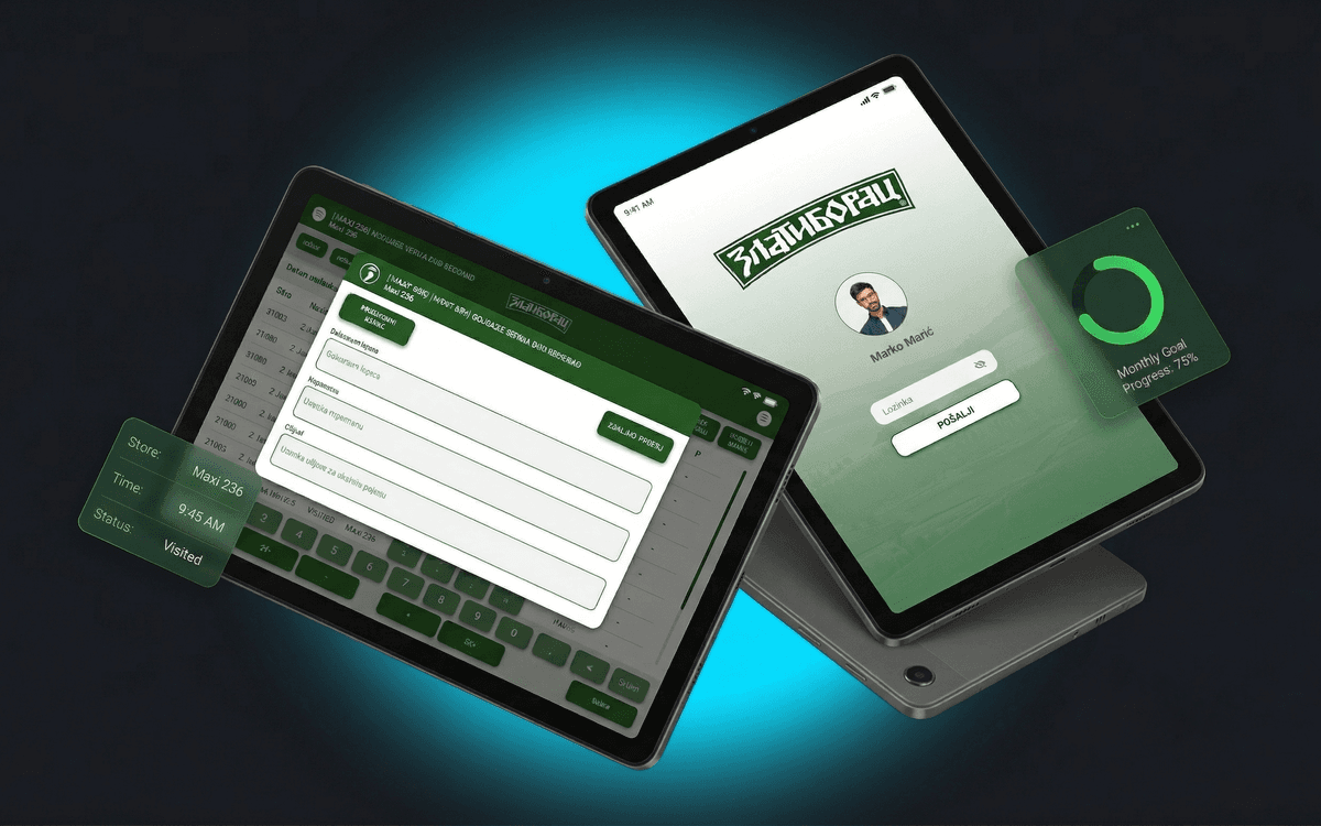 Metis fleet management aplikacija na Samsung Galaxy Tab A9