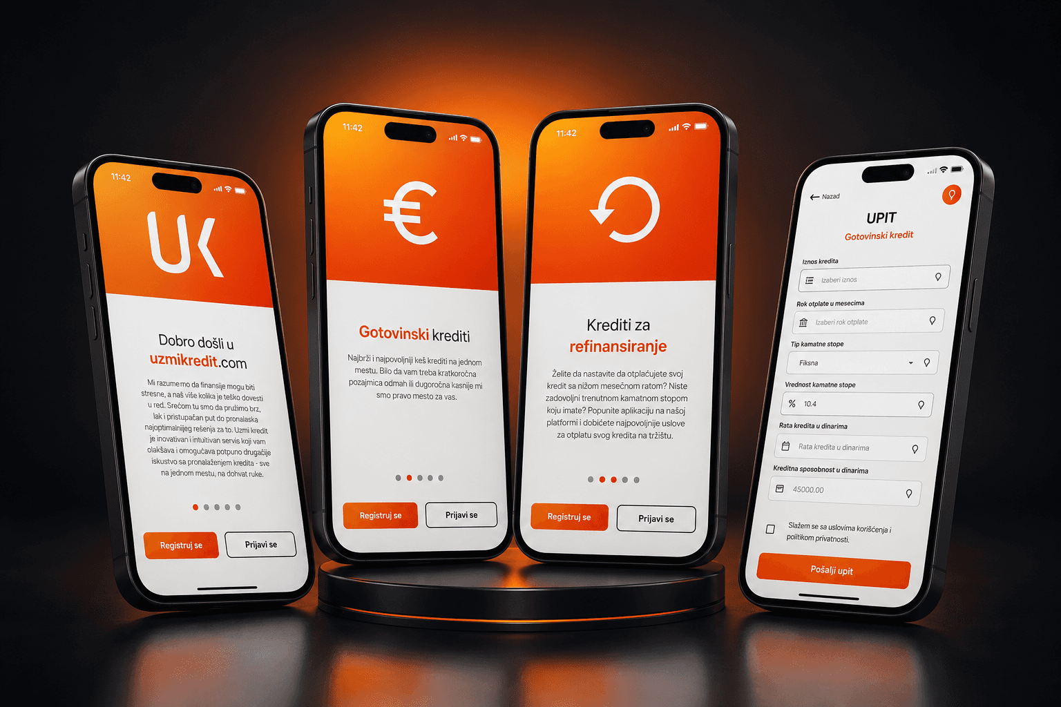 Uzmi Kredit credit comparison app